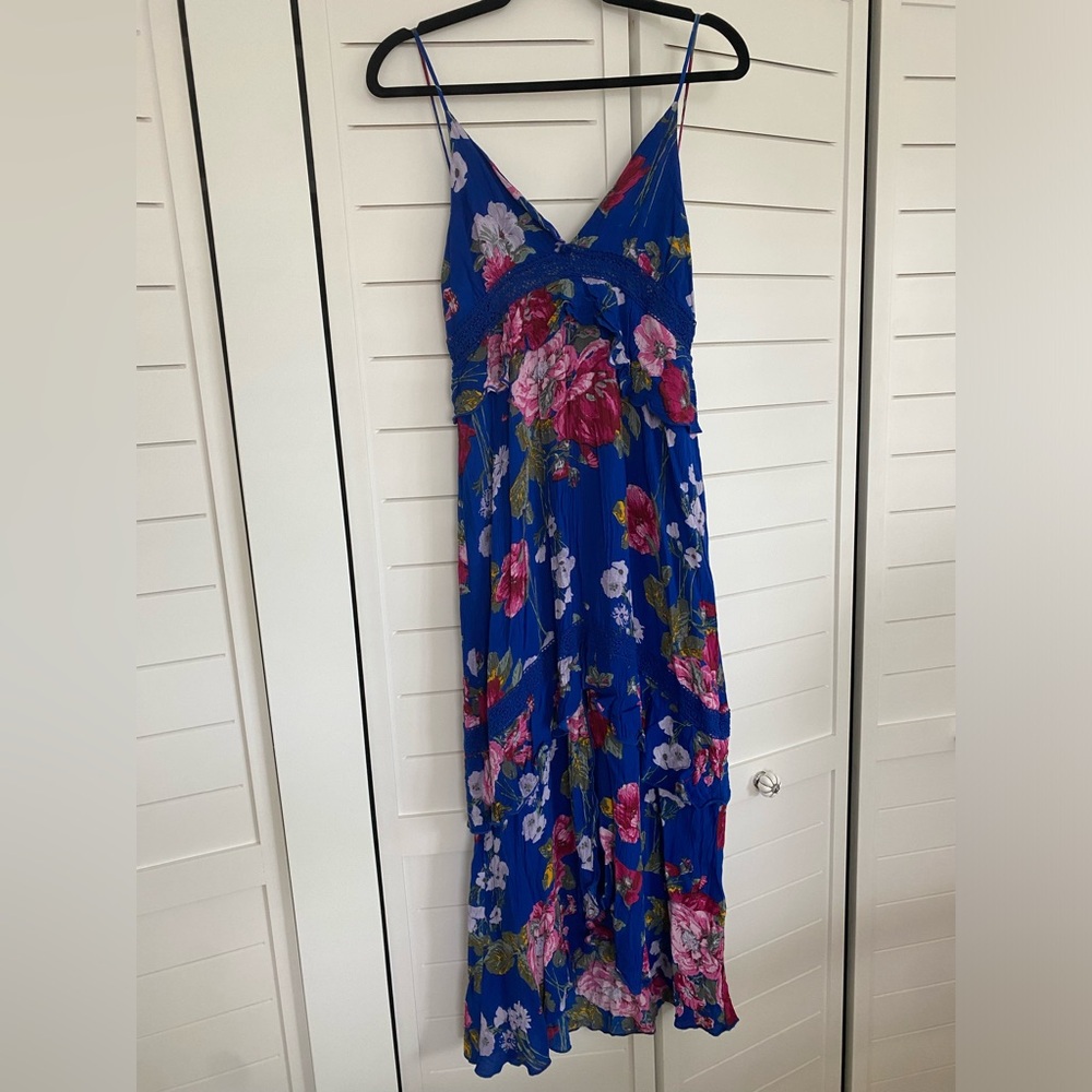 Brand of Gypsies gently worn floral dress Sz small